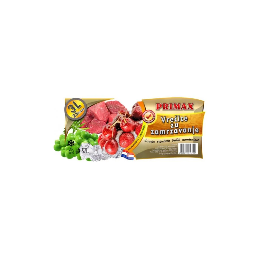 Vrećice za zamrzivač 3l 25/1
