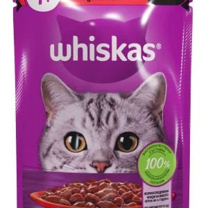 WHISKAS Vrećica Govedina u umaku 1+ 85g