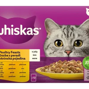 WHISKAS Vrećica Izbor peradi 12x85g