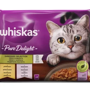 WHISKAS Vrećice Pure Delight Mješani izbor 4x85g