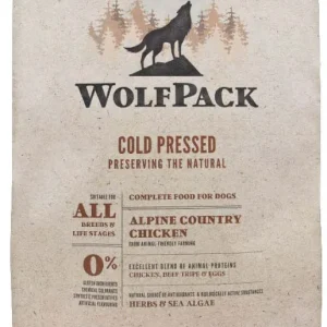 WOLFPACK Alpine Country piletina, hladno prešana hrana za pse
