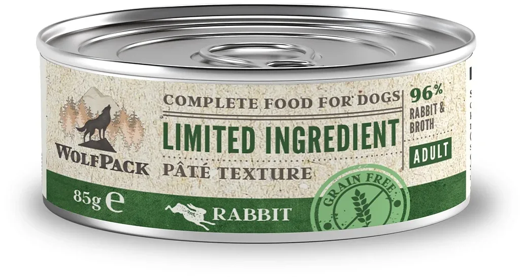 WOLFPACK, Limited Ingredient, kunićevina, pašteta, bez žitarica