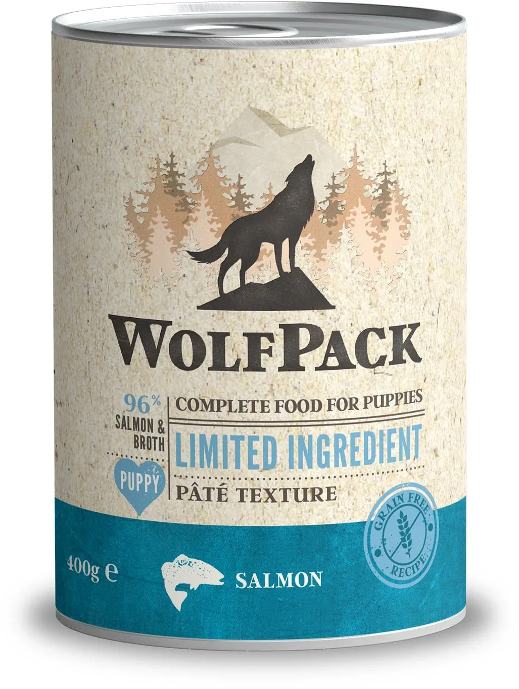 WOLFPACK PUPPY, Limited Ingredient, losos, pašteta, bez žitarica - Image 2