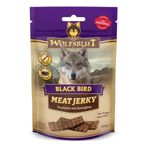 WOLFSBLUT Meat Jerky Black Bird 80g