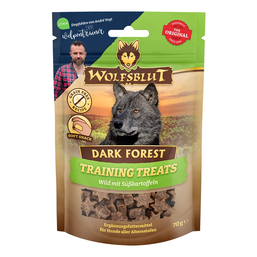 Wolfsblut trening poslastice dark forest – divljač 70g